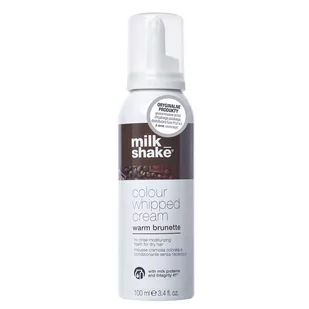 Milk Shake Colour Whipped Cream, pianka koloryzująca, warm brunette, 100ml - Farby do włosów i szampony koloryzujące - miniaturka - grafika 1