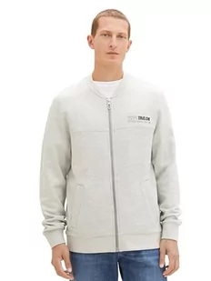 TOM TAILOR Bluza męska, 12035 – szary Heather Melange, 3XL - Bluzy męskie - miniaturka - grafika 1