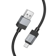 Kable USB - Kabel USB A do Micro USB Hoco 2,4A 1 m X110 czarny - miniaturka - grafika 1