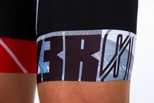 ZEROD Strój triathlonowy rozpinany z przodu START noisy glitch - Bielizna sportowa męska - miniaturka - grafika 8
