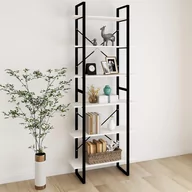 Regały - vidaXL Wysoki regał biały 80x30x210 cm lita sosna 806543 - miniaturka - grafika 1