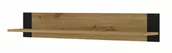 Półki do salonu - Półka wisząca panel MONDI 125 cm dąb artisan - miniaturka - grafika 1