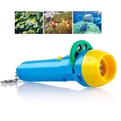 Projektory dla dzieci - Mini projektor zdjęć, 24 slajdy zwierzątka, latarka - miniaturka - grafika 1