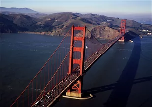 The Golden Gate Bridge., Carol Highsmith - plakat 42x29,7 cm - Plakaty - miniaturka - grafika 1