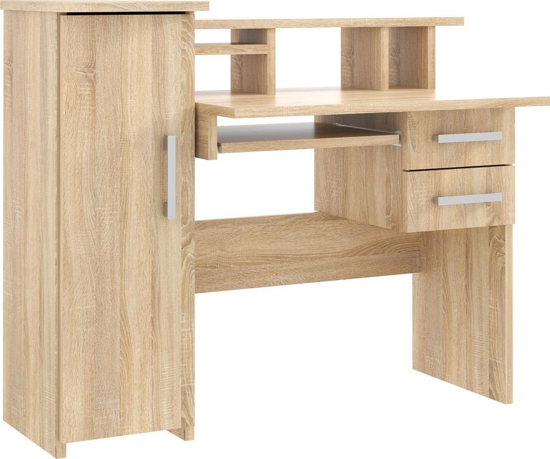 Biurko Meblowa 1 Aldona 2 Jasnobrązowe 115 cm x 55 cm