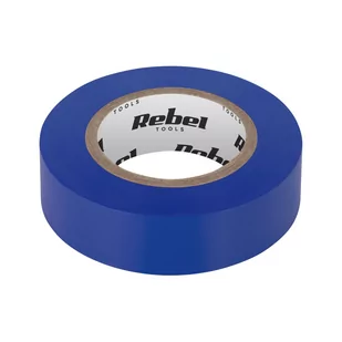 Rebel Taśma izolacyjna klejąca REBEL (0,13 mm x 19 mm x 10 yd) niebieska LEC-NAR0431 - Taśmy izolacyjne i naprawcze - miniaturka - grafika 1