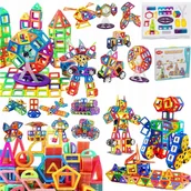 Klocki - MAGNETYCZNE KLOCKI NEODYMOWE ZESTAW 128 ELEMENTÓW - miniaturka - grafika 1