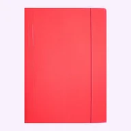 Teczki i skoroszyty - Teczka A4 z gumką błyszcząca czerwona - Ziemia Obiecana - miniaturka - grafika 1