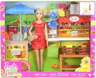 Lalki dla dziewczynek - Lalka Barbie Mattel Mattel Barbie stragan farmerski GJB65 - miniaturka - grafika 1