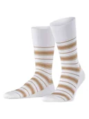 Skarpetki męskie - Falke Skarpety "Shirtline" w kolorze białym - miniaturka - grafika 1