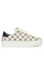 Buty dla dziewczynek - Elisabetta Franchi Sneakersy F4A9E0245 257 S Beżowy - miniaturka - grafika 1