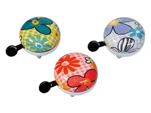 Point Rodzaj dzieci Widek chwyty ding-dong dzwonek Collection Flower ok. 80 MM, wielokolorowa, 16022100 1-203988AAA - Dzwonki do roweru - miniaturka - grafika 1