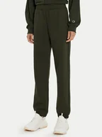 Spodnie sportowe damskie - Champion Spodnie dresowe 117583 Zielony Regular Fit - miniaturka - grafika 1