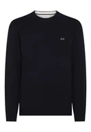 Dresy męskie - Maglia Uomo Sun68 K45110/07 NAVY - miniaturka - grafika 1