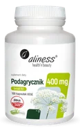 Suplementy diety - Aliness Podagrycznik Ekstrakt 10:1 400 mg Układ Pokarmowy Metabolizm (100 kaps) VEGE Aliness ALI-174 - miniaturka - grafika 1