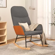 Fotele - Lumarko Fotel bujany, jasnoszary, tapicerowany tkaniną! - miniaturka - grafika 1