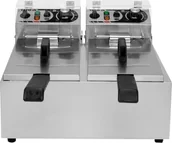 Inne urządzenia gastronomiczne - YATO FRYTOWNICA 2-KOMOROWA 2X6L YATO YG-04620 YG-04620 - miniaturka - grafika 1