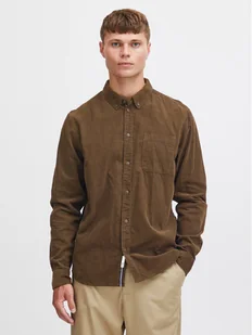 Solid Koszula 21104208 Brązowy Regular Fit - Koszule męskie - miniaturka - grafika 1