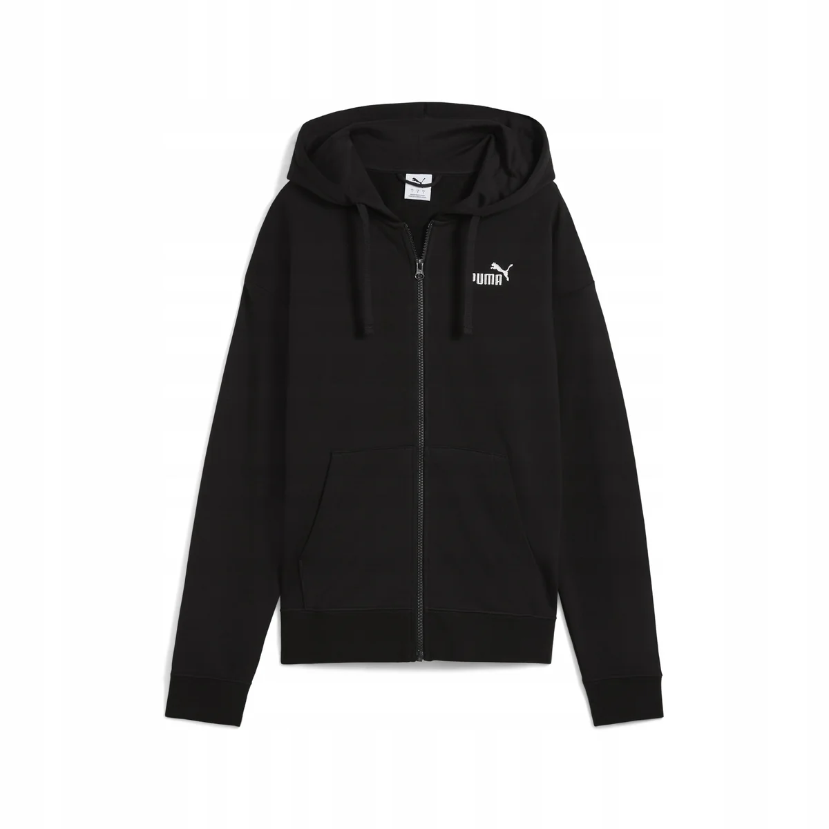 Bluza Damska Puma Czarna Rozpinana Z Kapturem Bawełniana 682410 01 r. XS