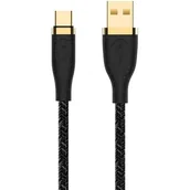 Kable USB - Kabel USB - USB-C DEVIA Star 2.4A 1.5 m Czarny - miniaturka - grafika 1