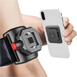 Opaska na rękę ramię na telefon do biegania sport uchwyt do telefonu zaczep klips TSA1 Armband czarny - Etui i futerały do telefonów - miniaturka - grafika 16