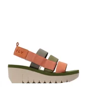 Sandały damskie - Sandały damskie Fly London YERE 847 skórzane multikolor P144847009 - miniaturka - grafika 1