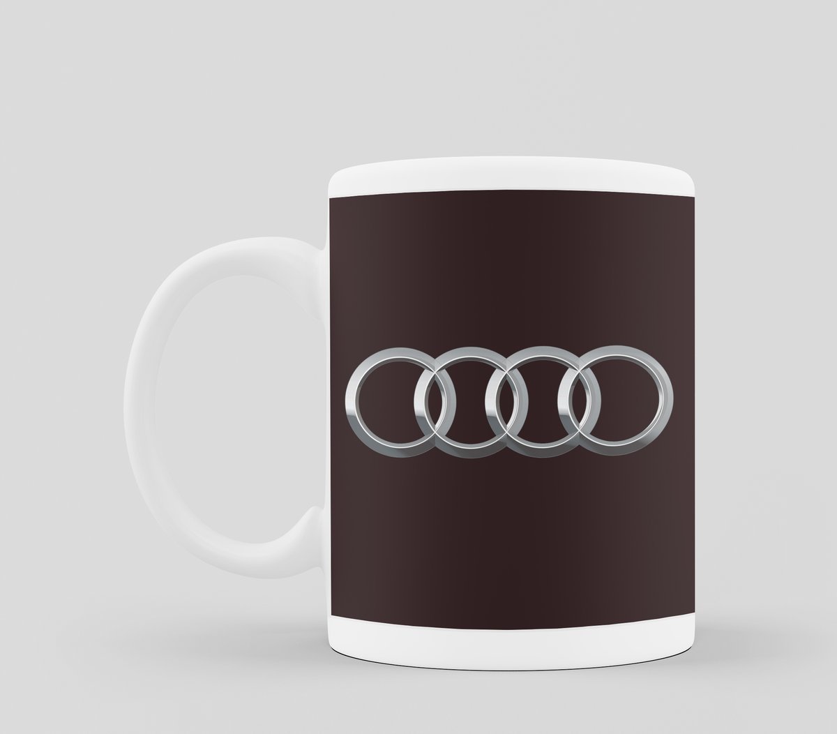 Kubek AUDI Auto Logo z imieniem Prezent Dla Fana