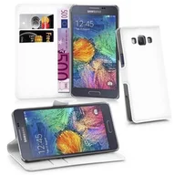 Etui i futerały do telefonów - Pokrowiec Cadorabo do Samsung Galaxy A7 2015 w kolorze białym z magnetycznym zamknięciem na telefon komórkowy - miniaturka - grafika 1