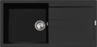 Zlewozmywaki - Zlew PLADOS ELEGANCE 99.10 CZARNY MAT (black mat 70) (AM991070) - miniaturka - grafika 1
