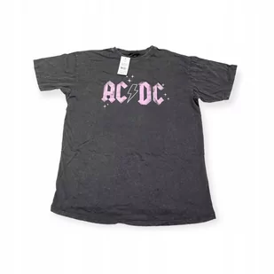 Koszulka T-shirt damski okrągły dekolt AC/DC NEW LOOK 42 M - Koszulki i topy damskie - miniaturka - grafika 1