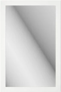 Lustro Lahti 47 x 72 cm w ramie białe - Lustra - miniaturka - grafika 1