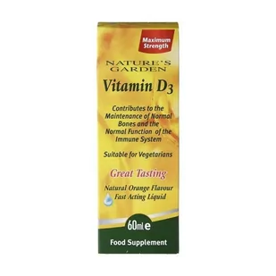 Holland & Barrett Vitamin D3 Liquid (60 ml) - Witaminy i minerały - miniaturka - grafika 1