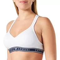 Biustonosze - Emporio Armani Damski biustonosz wyściełany, biały, XL - miniaturka - grafika 1