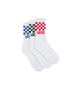 Dziecięce skarpety Drop V Classic Check Crew (3 pary) VN000EZ26M3 31,5-38 - Skarpetki męskie - miniaturka - grafika 1