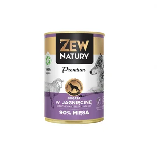 ZEW NATURY 89% mięsa mix smaków 6 x 400g PAKIET - Mokra karma dla psów - miniaturka - grafika 6