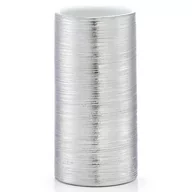 Kubki na szczoteczki do zębów - Zeller 18746 kubek do mycia zębów Brushed, kamionka, srebrny - miniaturka - grafika 1