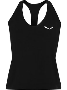 Salewa Top funkcyjny w kolorze czarnym - Koszulki i topy damskie - miniaturka - grafika 1