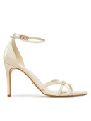 Sandały damskie - Guess Sandały FLJSPR PAF03 Beżowy - miniaturka - grafika 1