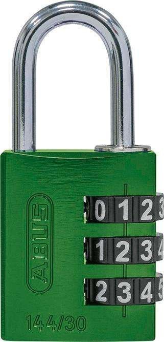 Abus Kłódka z zamkiem szyfr. 144/30 zielona Lock-Tag