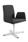 Fotele i krzesła biurowe - UniqueMeble Krzesło biurowe, fotel, Brava , czarny - miniaturka - grafika 1