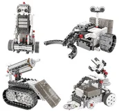 Klocki - Kids World World Zdalnie sterowane pojazdy z klocków LOGIS SPACE 4w1 RC  5961-P - miniaturka - grafika 1