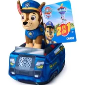 Maskotki i pluszaki - Maskotka SPIN MASTER Psi Patrol Pluszowy bohater w pojeździe Chase 6075428 - miniaturka - grafika 1