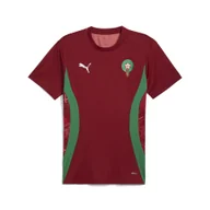 Koszulki sportowe męskie - Męska koszulka przedmeczowa Maroko PUMA Intense Red Archive Green - miniaturka - grafika 1