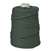 Zabawki kreatywne - Sznurek Do Makram Skręcany Zielony Butelkowy 100M 5Mm Dpcraft - miniaturka - grafika 1