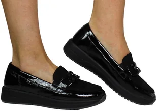 Półbuty Komfortowe Tamaris 8-84700-43 Black Comb - TAMARIS - Półbuty damskie - miniaturka - grafika 1