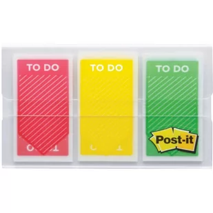 Zakładki indeksujące 23,8x43,2mm PP "TO DO" 3x20szt. 3M POST-IT 682-TODO /3M-UU008030783/ - Zakładki indeksujące - miniaturka - grafika 2