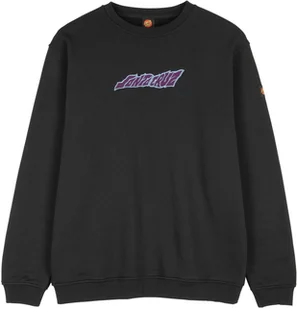 bluza męska SANTA CRUZ CREEP CREW Black - Bluzy męskie - miniaturka - grafika 1