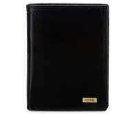 Portfele - OCHNIK PL-145 Klasyczny czarny skórzany portfel męski PL145/99 - miniaturka - grafika 1