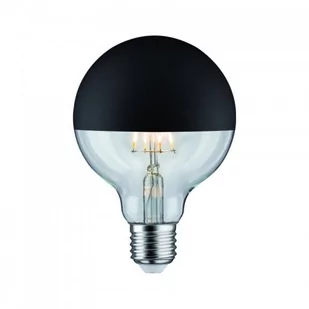 Paulmann Żarówka LED E27 827 6,5W lustrzana czarna matowa - Żarówki LED - miniaturka - grafika 1