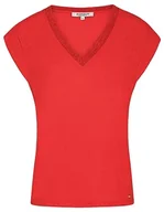 Koszulki i topy damskie - Morgan Damska koszulka z krótkim rękawem z dekoltem w serek Red TXS, Pasteque, XS - miniaturka - grafika 1